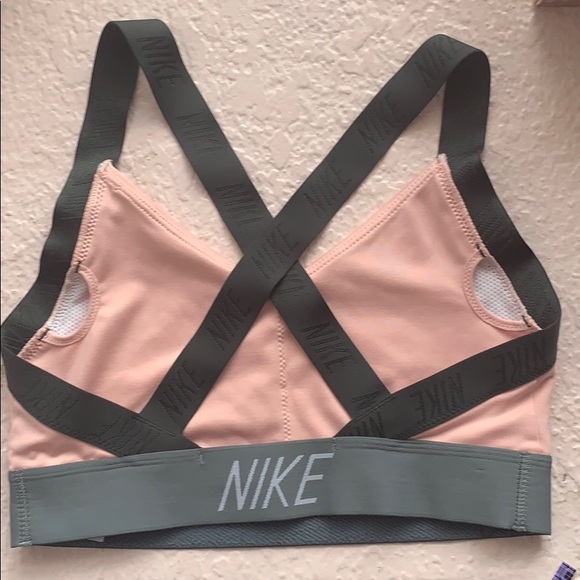 nike sports bra (link pink and gray) - Picture 2 of 2